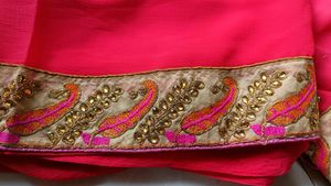 Beutiful Heavy Embroidery Saree🎀