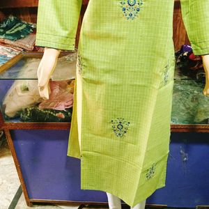 Embroidery Work Kurti For Women