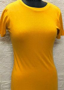 Yellow 💛 Bodycon Tshirt Dress