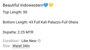 BEAUTIFUL INDO-WESTERN.