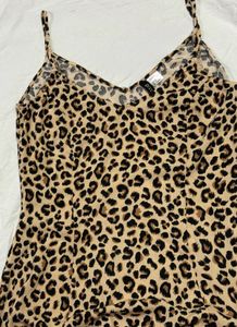 Leopard Print Mini Dress