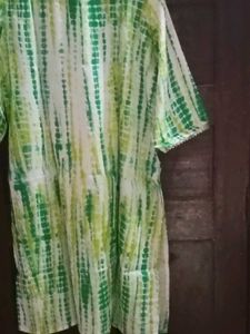 BrandNew ElegantGreenTie-Dye Kurta Set