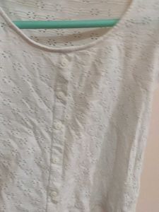 White Crop Top