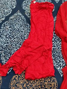 Elegant Red Ethnic Gown