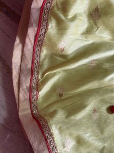 Never Worn Cute Yellow And Red Lehenga For 1-2yrs