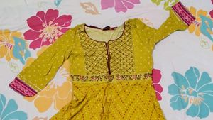Ethnic Mustard Kurta