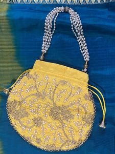 Yellow Bag To Complete Your Ethnic look!