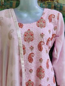 Elegant Pink Embroidered Salwar Kameez