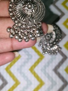 Silver Oxidised Earrings | Never used