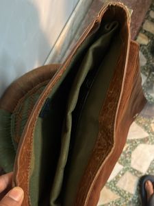 Collector’s Leather Bag With Artwork