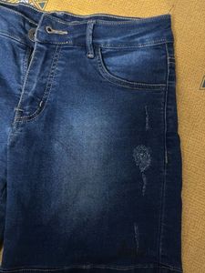 Blue Denim Shorts
