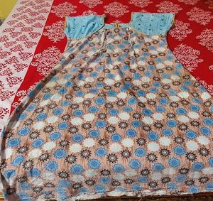Floral Print Maternity Nighty