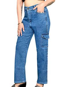 Blue Cargo Unisex Jeans