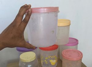 7 Plastice Jar For Kitchin