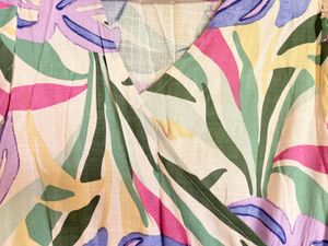 Floral Print Wrap Dress