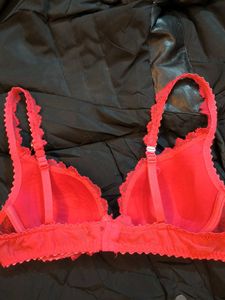 Red Lace Bra