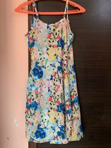 Floral Wrap Mini Dress - New with Tags