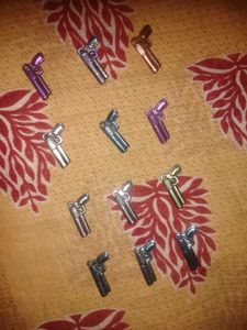 Plastic Toy Locket(Pistol/12 Piss/Multi Colour)💐