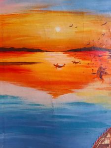 banaras ghat painting ❤️✨️