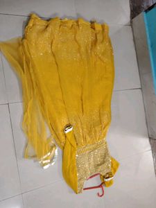 Yellow gown