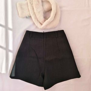 Black Formal/Tailored fit Shorts
