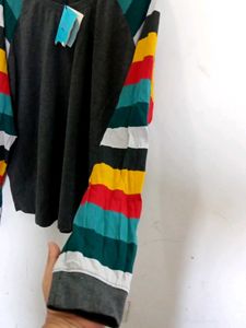 New Multicolored Full Sleeves Tshirt