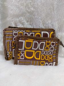 traveling pouches set of 2