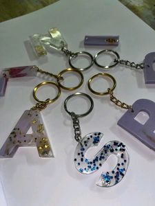 Resin art Key Chain Rings