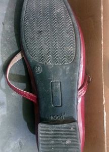 Red Mary Jane Ballerinas