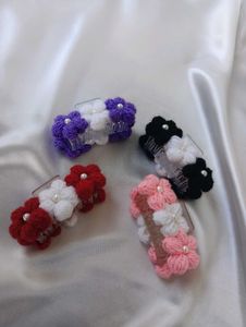 Crochet Claw Clips 💗