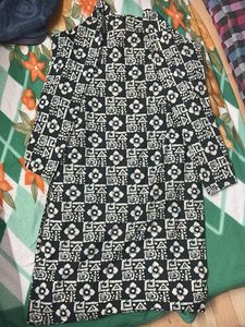 Patterned Black kurti