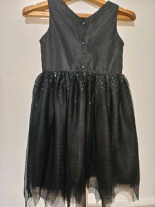 Girls&#39; Black Sparkle Dress 4-6 Years