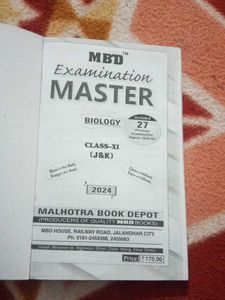 Examination Master Biology