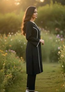 Elegant Black Kurta Set