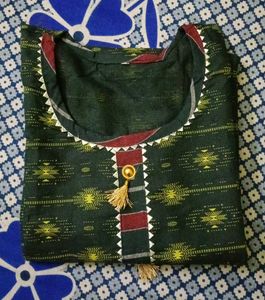 Green Kurti With Pant