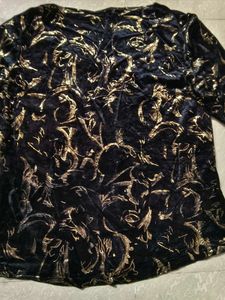 Black Velvet Top