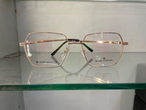 Eye Player Hexagon Gold Frame Glasses