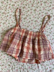 Plaid Crop Top