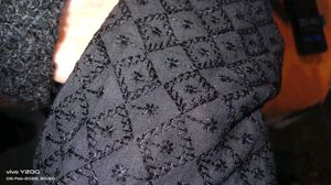 BLACK Chikankari Embroidered Kurti