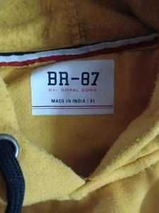 Balmain Paris Yellow Hoodie