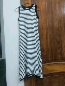 Striped Midi Dress