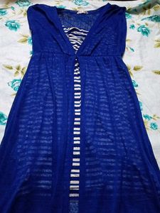 Beautiful Dress With Long Shrug Attitude Style