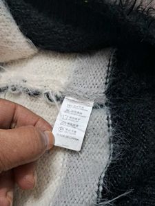 Stripped Fuzzy Sweater