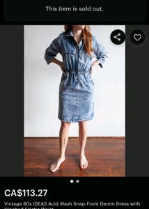 🏖Rs300 Only Today Offer DENIM DRESS🏝