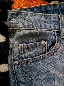 Ripped Jeans with Pearls