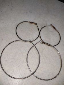 Silver Hoop Earrings