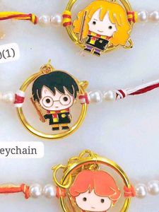 ✨🧙‍♂️ Harry Potter-Themed Keychain Set