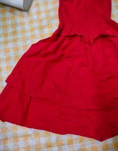 Red Pinteresty Dreamy Picnic Date Dress
