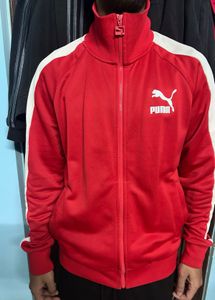 Red Track puma Jacket