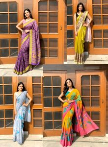 ✨🩵4 Eligent beautiful sarees